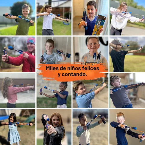 Miniatura 3 de Lanzador de cohetes de juguete para niños: los mejores juguetes al aire libre lanzacohetes y juegos de cohetes de espuma para niños y niñas de todas