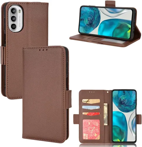 Miniatura 243 de Funda de piel sintética compatible con Motorola Moto E22 4G, funda de piel sintética compatible con Motorola Moto E22i 4G, color negro