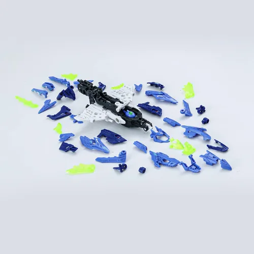 Miniatura 7 de 52TOYS Beastdrive BD-02 Hydro Bullet Shark - Figura de acción de juguete de deformación, juguetes de conversión en vehículo y bestia, regalo