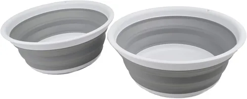 Miniatura 12 de SAMMART Tina plegable de 7.5 L (1.98 galones) - Tina plegable - Lavabo portátil - Tina de plástico que ahorra espacio