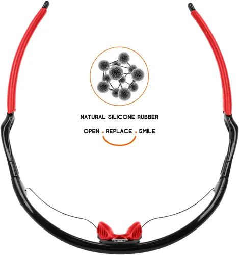 Miniatura 4 de Tintart Kits de goma para orejas y nariz, compatibles con Oakley Radar Path Range Edge Pitch