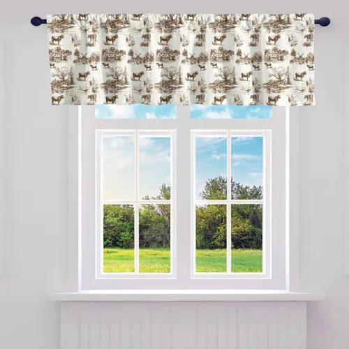 Miniatura 8 de Erosebridal Cortinas para ventana de cabina de teléfono, cortinas de cenefa Londres Big Ben, cenefas opacas con temática británica, cenefa HePattern