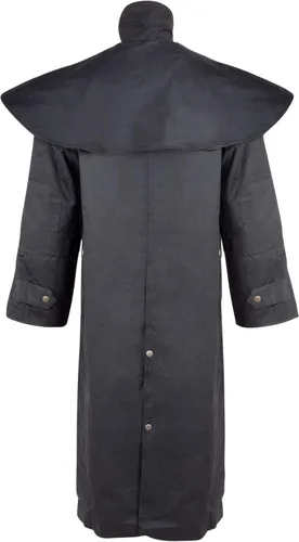 Miniatura 5 de Chaqueta negra de The OILSKIN DROVER DUSTER WESTERN AUSTRALIAN EXTERIOR RESISTENTE RESISTENTE CALIENTE