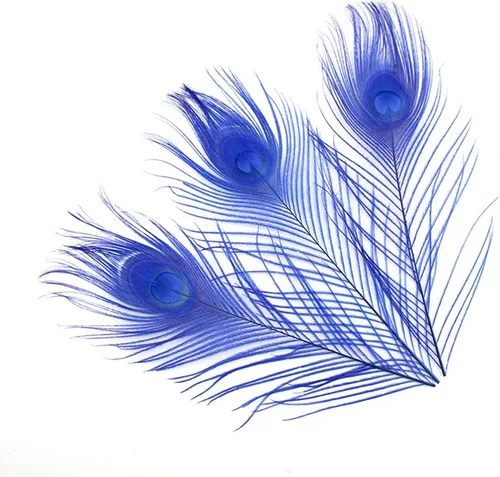 Miniatura 8 de Shekyeon Paquete de 10 centros de mesa de boda de plumas de pavo real blanqueadas de 10 a 12 pulgadas (blanco hueso)