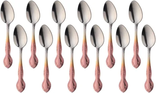 Miniatura 29 de Juego de 12 cucharas de café, mini cucharas de café, cucharas de espresso de acero inoxidable, cucharas pequeñas para postre, té, aperitivo, 4.6