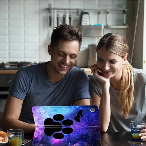 Miniatura 7 de Funda para tablet HD 8 Plus, funda para Kindle Fire HD 8 de 10ª generación 2020, soporte plegable de piel sintética, funda inteligente delgada