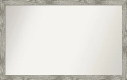 Miniatura 352 de Amanti Art Espejo personalizado, espejo de baño gris plomo a rayas, espejo de pared o espejo de tocador de baño sobre el fregadero