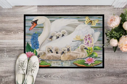 Miniatura 3 de Caroline's Treasures PRS4045MAT - Tapete para puerta delantera, 18 x 27 pulgadas, para interiores y exteriores, para entrada, antideslizante