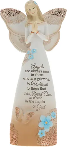 Pavilion Gift Company 19044 Light Your Way Memorial Loved Ones Figura de Ángel, 9 Pulgadas, Color Arena