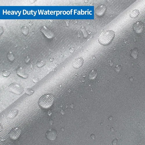 Miniatura 5 de i Cover Kayak, Almacenamiento Exterior de Servicio Pesado Impermeable, Resistente a los Rayos UV, Cubiertas para Embarcaciones que se Adaptan a Negro