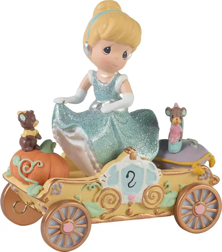 Miniatura 3 de Precious Moments, Disney Showcase Collection, Bibbidi, Bobbidi, Boo – Now You're Two!, Desfile de cumpleaños de Disney, 2 años, figura de resina