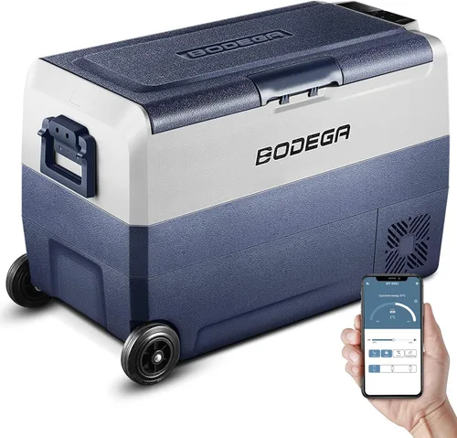 Miniatura 12 de BODEGACOOLER Refrigerador de Coche de 12 Voltios, Congelador Portátil de 38 Cuartos de Galón, Refrigerador para Coche de Doble Zona con Control por