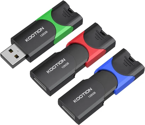 Miniatura 12 de Unidad flash USB 3.0 KOOTION 10 Pack 16GB 16G Unidad flash USB 3.0 retráctil con indicador LED de alta velocidad para almacenamiento y transferencia