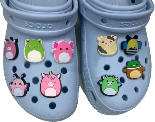 Miniatura 3 de Lindos dijes de cocodrilo de animales para adolescentes y niñas, paquete de 81622 unidades, dijes de Crocs para niños y niñas, dijes de zapatos