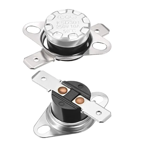 Miniatura 7 de uxcell KSD301 Termostato 32.0 °F/32 ° F 10 A Normalmente Cerrado N.C Ajuste Snap Disc Interruptor de temperatura para microondas, horno, cafeteras 2