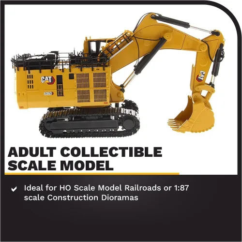 Miniatura 3 de Pala hidráulica para minería Caterpillar 6060 1:87 Diecast Masters - 85651 - Serie High Line