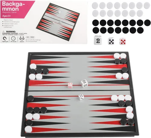 Miniatura 3 de Andux Juego de mesa portátil de backgammon magnético plegable CXSLQ-01 (S) 2205