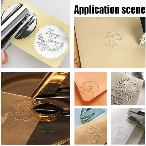 Miniatura 7 de Grabador de Libros Personalizado Grabador de Libros Personalizado de La Biblioteca de Sello de Estampado de Mano Regalo para Amantes de los Libros