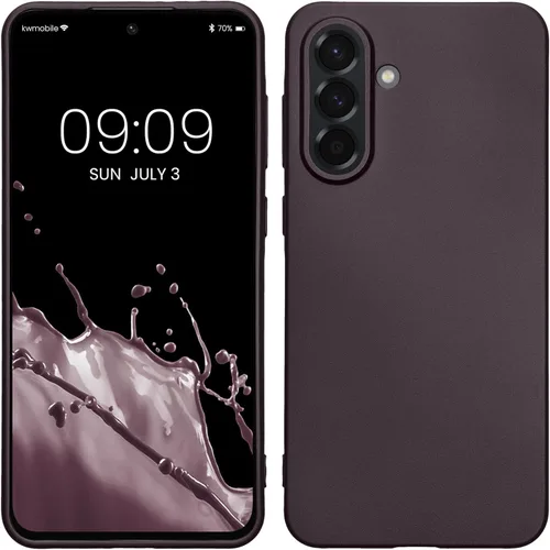 Miniatura 207 de kwmobile Funda compatible con Samsung Galaxy A23 4G / 5G - Funda de silicona TPU metálica suave y delgada - Rojo oscuro metálico