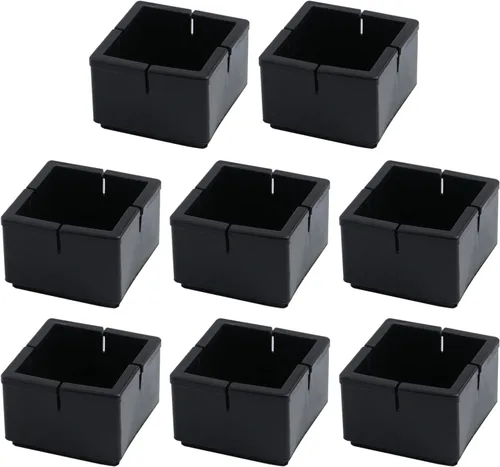 Miniatura 13 de Antrader - Tapas redondas de PVC de 1.5 pulgadas de diámetro, para patas de silla, color negro, paquete de 4
