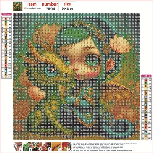 Miniatura 2 de MMAHD Kits de pintura de diamantes para adultos, arte de diamantes de anime redondo 5D para bricolaje, perfecto para relajación y decoración