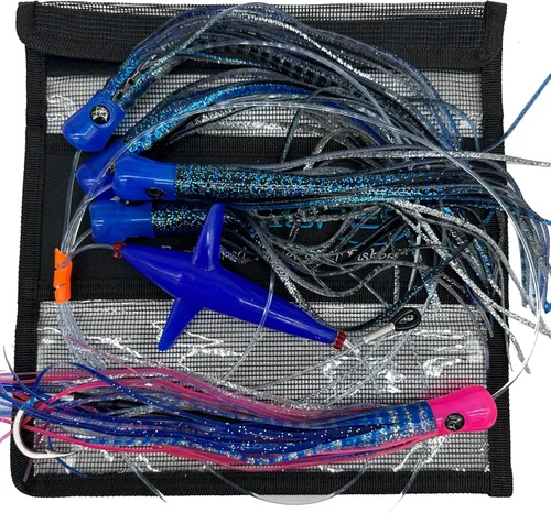 Miniatura 6 de LOBO LURES #215 Skipjack híbrido Skipjack híbrido UV Splash atún Mahi Marlin Trolling Señuelo Daisy Chain