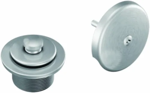 Miniatura 8 de Moen - Kit de desagüe para bañera/ducha de níquel cepillado con rosca estándar de 1-1/2 pulgadas, T90331BN