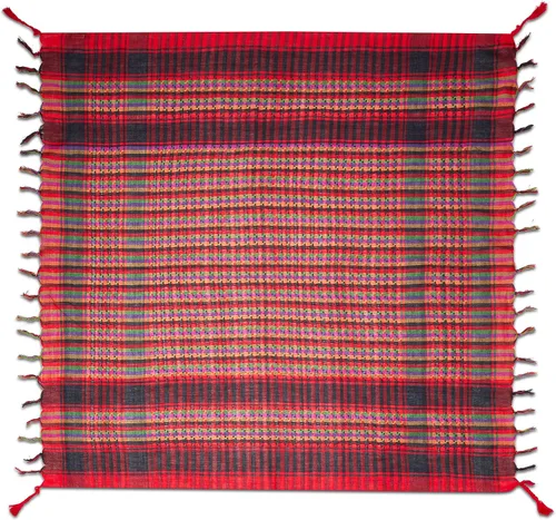 Miniatura 22 de LOVARZI Shemagh Cottons Arab Keffiyeh - Bufanda militar táctica para cabeza y cuello