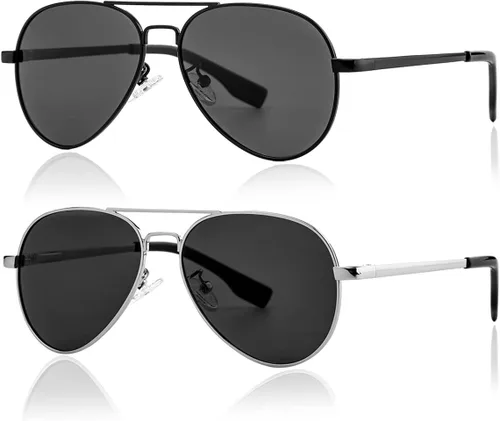 Miniatura 31 de Gafas de sol polarizadas de aviador pequeñas para niñas y niños de 4 a 16 años