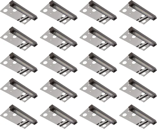Miniatura 9 de GKOLED Luz Hardscape, luces de pared de pavimentadora, iluminación de paso de 6.8 pulgadas, chips LED integrados de 4 W 2700 K, carcasa de aluminio