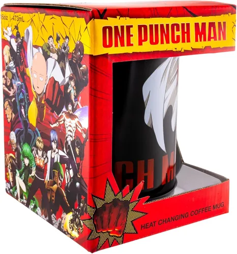 Miniatura 3 de JUST FUNKY One Punch Man - Taza de café de cerámica (16 onzas)