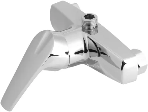 Miniatura 5 de Pomya Grifo de un solo orificio – Grifo de aleación de zinc de 0.630 in para bañera de baño de una sola manija – Grifo mezclador de válvula de ducha