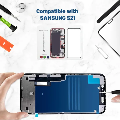 Miniatura 3 de Reemplazo de pantalla para Samsung Galaxy S21, pantalla de repuesto para Galaxy S21 Series 6.2 pulgadas, kit de reparación de pantalla con adhesivo