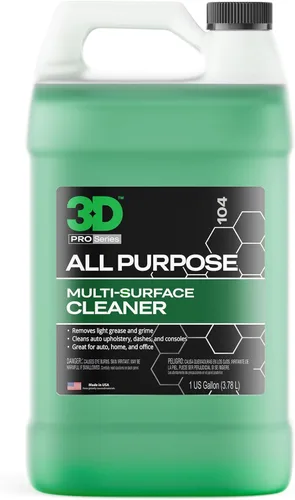 Miniatura 7 de 3D Limpiador multiusos – Limpiador interior y exterior de alto rendimiento para vinilo, cuero, plástico, tela, alfombra y más, 16 onzas