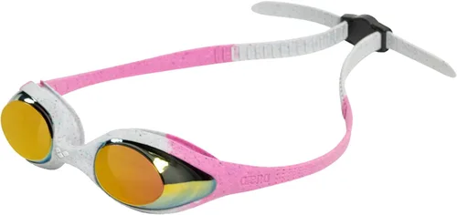 ARENA Gafas de natación unisex para jóvenes Spider Junior para niñas y niños de 6 a 12 años, lentes sin niebla, correa fácil de ajustar, sin fugas