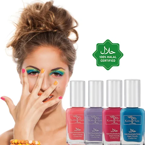 Miniatura 3 de karma organic Hermoso juego de esmaltes de uñas halal, no tóxico, pintura de uñas vegana y libre de crueldad animal
