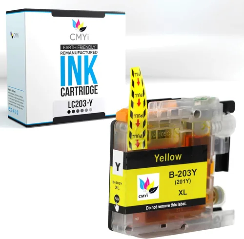 Miniatura 8 de LC203 - Cartucho de tinta de repuesto negro para Brother DCP-J4120DW, MFC-J4320DW, J4420DW, J460DW, J4620DW, J4625DW, J480DW, J485DW, J5320DW