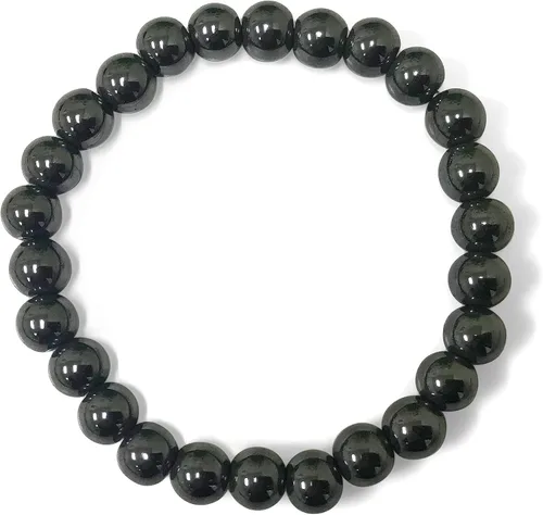 Miniatura 261 de Gem Avenue Handmade Round Bead Stretch Bracelet Unisex Natural Stone Beaded Jewelry for Men & Women, Elastic Wristband for Daily Wear