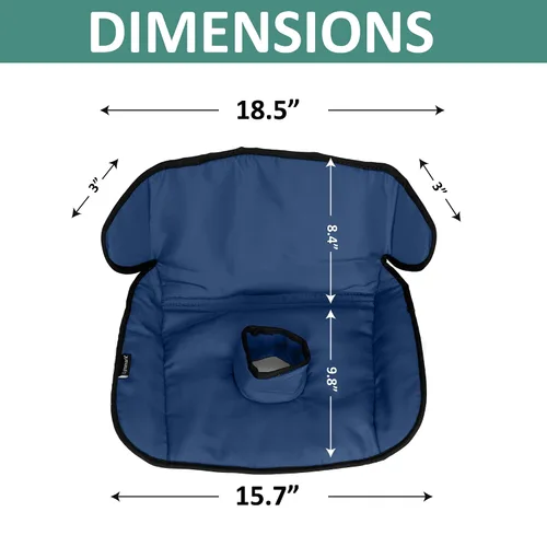 Miniatura 7 de Lynmark Funda protectora para asiento de automóvil para entrenamiento de orinal - Almohadillas suaves impermeables para niños pequeños y asiento