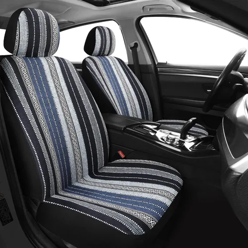 Pariitadin Baja - Juego completo de fundas de asiento de automóvil con funda de silla de montar, almohadillas para cinturón de seguridad, funda para
