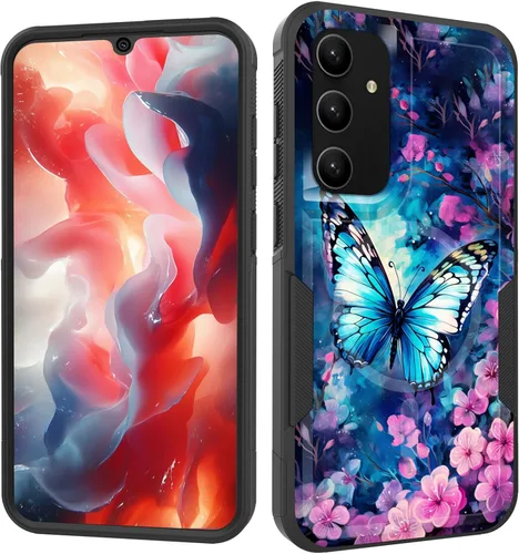 Miniatura 154 de Funda magnética para Galaxy A16 5G, [compatible con MagSafe] [protección contra caídas de grado militar] Funda resistente a prueba de golpes