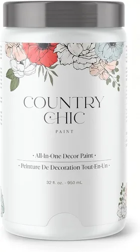Miniatura 135 de Country Chic Pintura todo en uno estilo tiza para muebles, gabinetes, decoración del hogar, ecológica, acabado mate, imprimación incorporada y capa