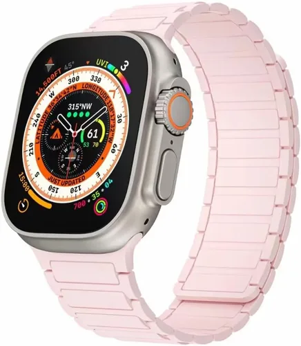 Miniatura 10 de Correa magnética compatible con Apple Watch Ultra 3/2/1 de 1.929 in, 1.811 in, 1.772 in, 1.732 in, 1.654 in, 1.614 in, 1.575 in, 1.496 in, correa