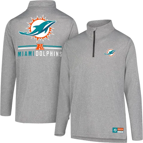 Miniatura 44 de Ultra Game Men's NFL Official Super Soft Quarter Zip Long Sleeve T-Shirt