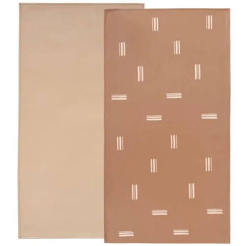 Miniatura 9 de Owlowla Cambiador de pañales para bebé, cambiador portátil, cambiador de viaje, para bebés y niños pequeños (beige y negro)