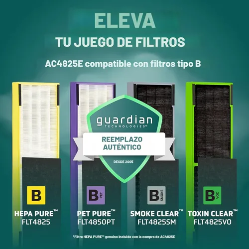 Miniatura 7 de GermGuardian AC4825 Purificador de aire, AC4825, GermGuardian, gris, 1, 1