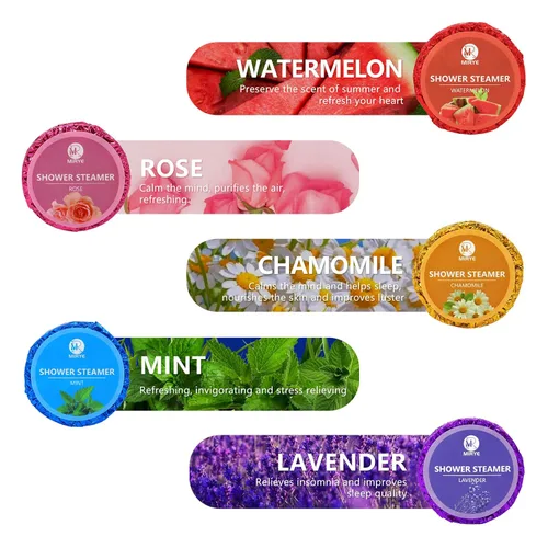 Miniatura 4 de 40 vaporizadores de ducha para mujeres u hombres, bomba de ducha de 10 aromas orgánicos con aceite esencial natural relajación, cuidado personal