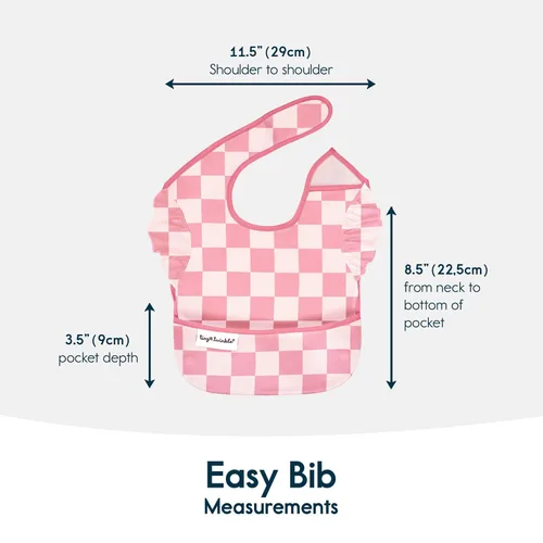 Miniatura 5 de Tiny Twinkle - Baberos a prueba de manchas para bebés para comer Baberos impermeables y lavables para niños pequeños con bolsillo para todo