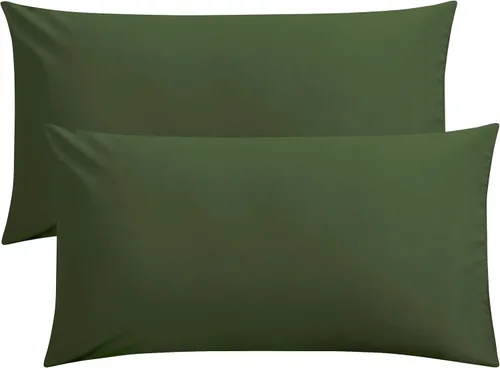 Miniatura 68 de FLXXIE Juego de 2 fundas de almohada de microfibra tamaño Queen, fundas de almohada suaves con cierre de sobre, fundas de almohada resistentes a