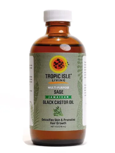Tropic Isle Living Aceite acondicionador para cabello y piel | Aceite de ricino negro jamaicano para cabello seco y piel | 100% puro y natural 4